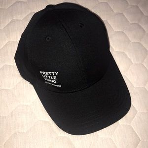 PrettyLittleThing Black Baseball Cap